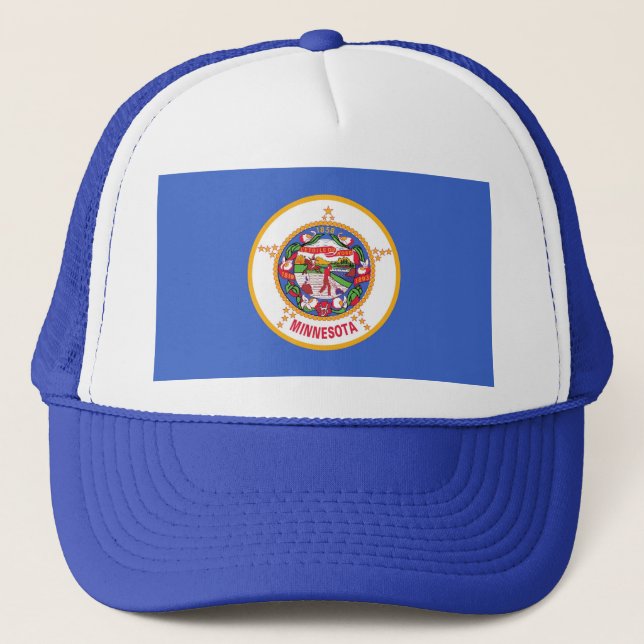 Casquette avec drapeau de l'Etat du Minnesota - Et (Devant)