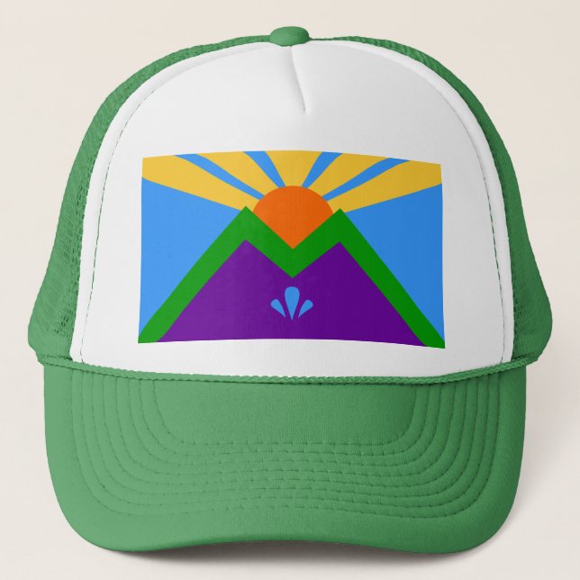 Casquette avec drapeau de Manitou Springs, Colorad (Devant)