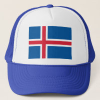 Casquette avec drapeau d'Islande