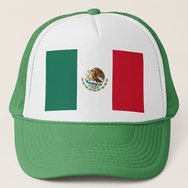 Casquette avec drapeau du Mexique (Devant)