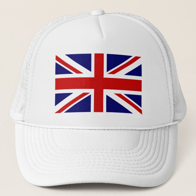 Casquette avec le drapeau britannique union jack (Devant)