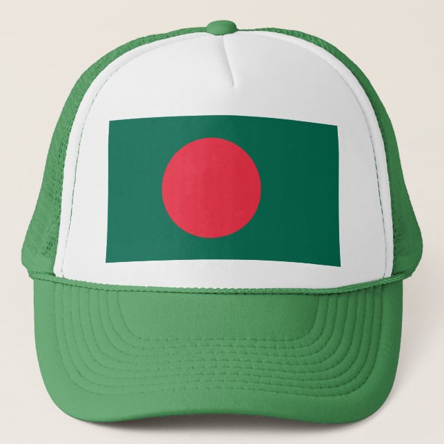 Casquette avec le drapeau du Bangladesh (Devant)