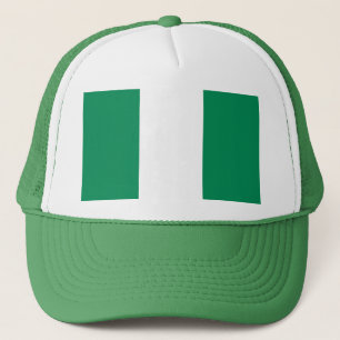Casquette avec le drapeau du Nigeria