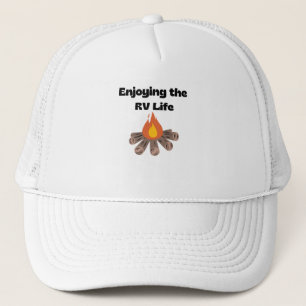 Casquette avec Profiter de la vie de RV et d'un fe