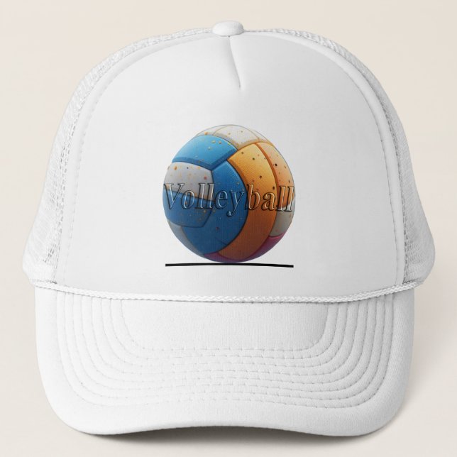 Casquette avec volley-ball design (Devant)