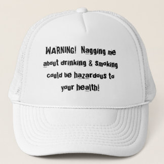 CASQUETTE AVERTISSEMENT !