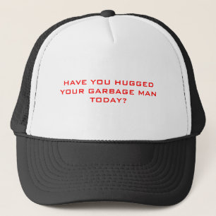 CASQUETTE AVEZ-VOUS ÉTREINT VOTRE HOMME DE DÉCHETS