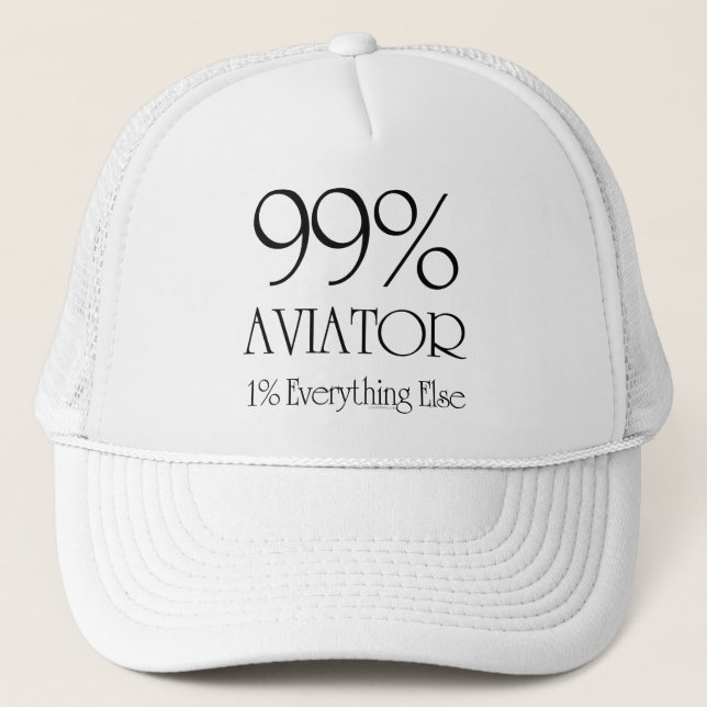 Casquette Aviateur de 99% (Devant)