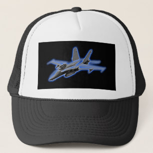 Casquette Avion de chasse de bleu du frelon F/A-18