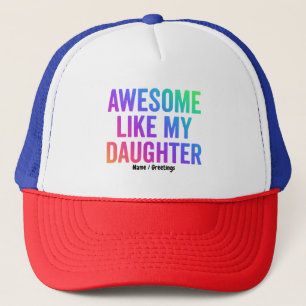 Casquette Awesome Comme Ma Fille Drôle Cadeaux de la Fête du