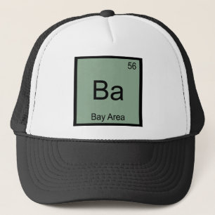 Casquette Ba - Bay Area Symbole d'élément de chimie drôle Te