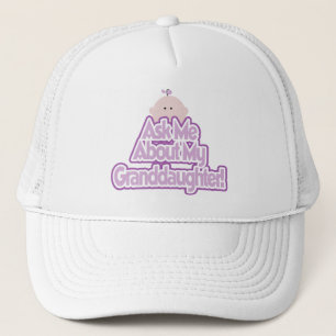 Casquette Baby Girl Posez la question sur mes T-shirts de pe