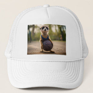 Casquette Baby Meerkat Joueur de basket-ball,