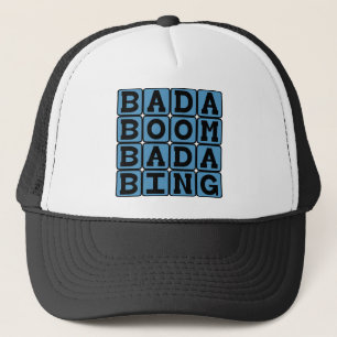 Casquette Bada Boom Bada Bing, Onomatopée Allitérative