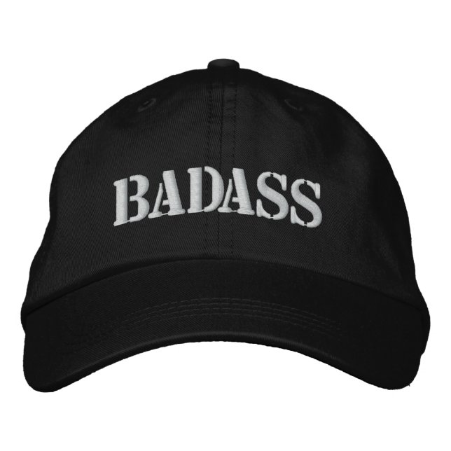 CASQUETTE BADASS EMBROIDÉE (Devant)