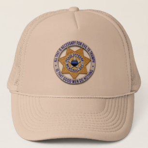 Casquette Badge Adjoint - Ligne Bleue Mince