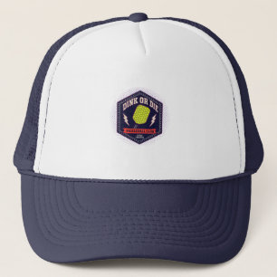 Casquette Badge Hexagonal du Club de Pickleball Dink Or Die 