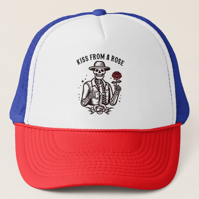 Casquette Baiser d'une rose (Devant)