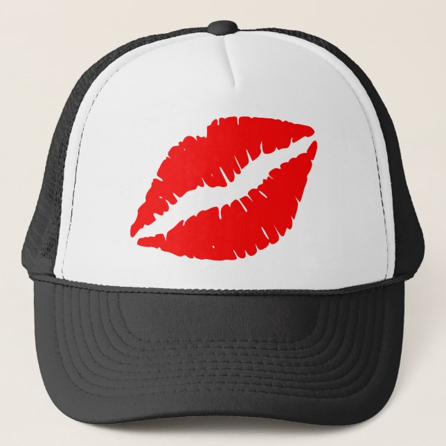 Casquette Baiser rouge (Devant)