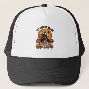 Casquette Balai Cassa Barman Halloween Maison Hantée Sorci