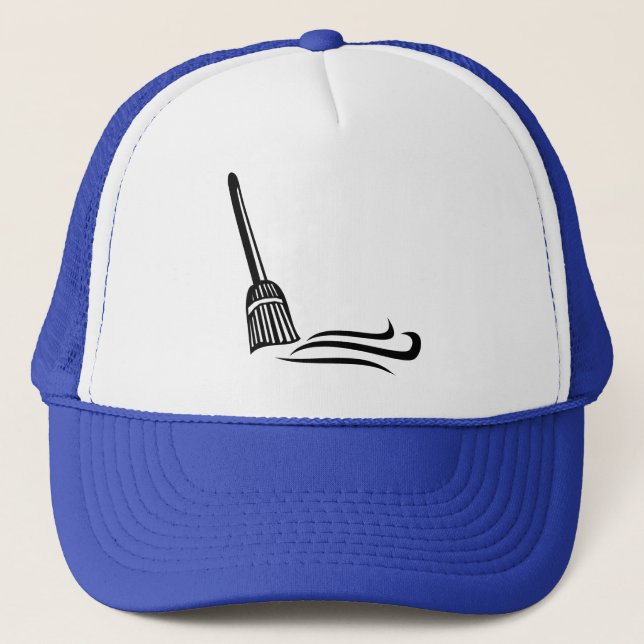 Casquette Balayage - Nettoyage de chapeau de camion de balay (Devant)
