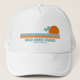 Casquette Bald Head Island North Carolina Sun Palm Trees