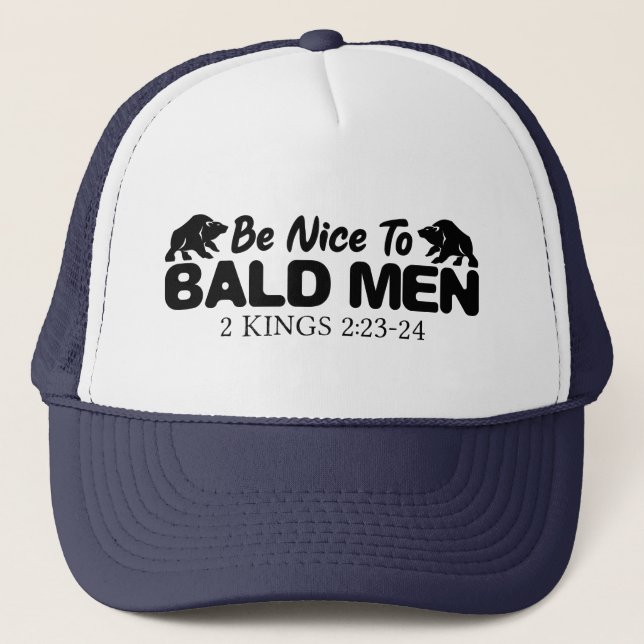 Casquette Bald Men Christian Bible Verse (Devant)