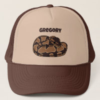 Ball Python Snake, Brown et Tan Personnalisé