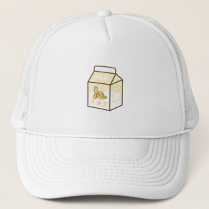 Casquette Banane Lait Kawaii Retro Japonais Vaches bananes
