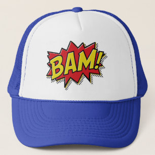 Casquette bande dessinée bam !