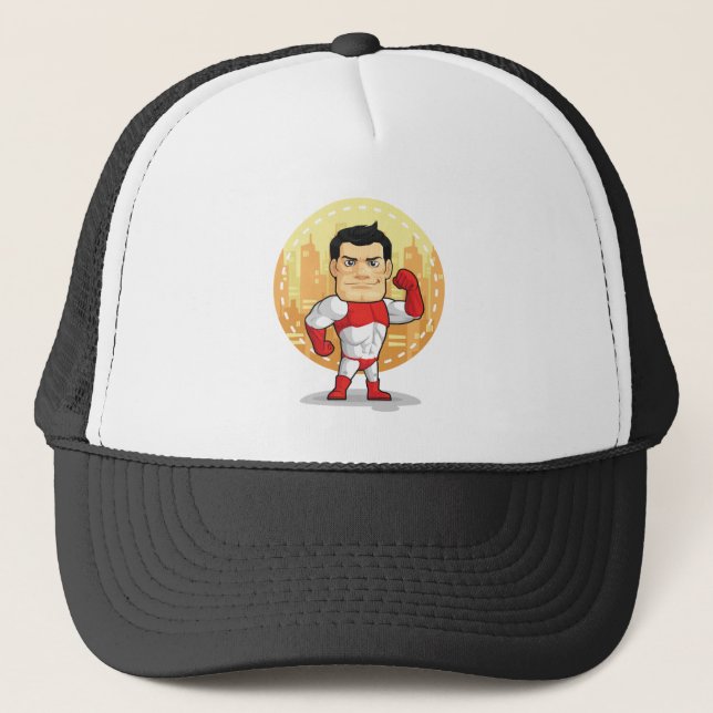 Casquette Bande dessinée de super héros (Devant)