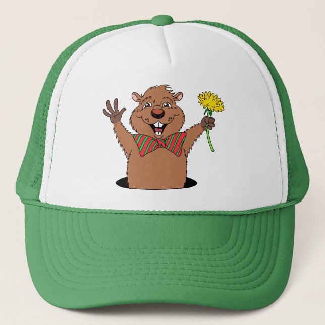 Casquette Bande dessinée Groundhog (Devant)