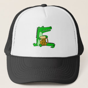 Casquette Bande dessinée potable de bière d'alligator drô