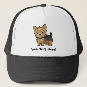 Casquette Bande dessinée Yorkshire Terrier (cheveux courts