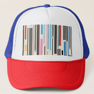 Casquette Bandes colorées : Mélange Motif graphique