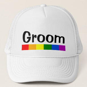 Casquette Bannière mariage Arc-en-ciel