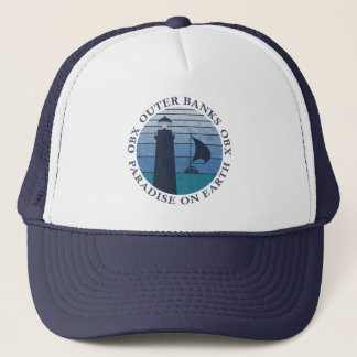 Casquette Banques Extérieures OBX Paradis Sur Terre Blue Sky