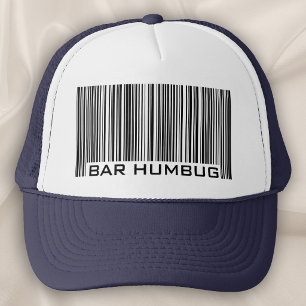 Casquette Bar Humbug (Bah Humbug) Anti-Noël Bar Code