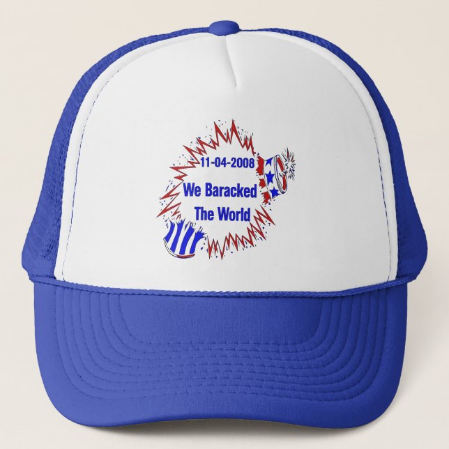 Casquette Baracked le monde (Devant)