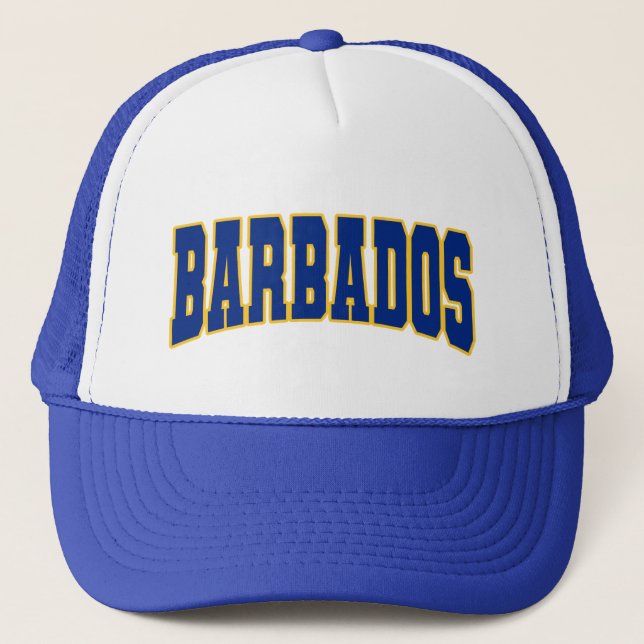 Casquette Barbade Varsity Bajan Caraïbes barbadiennes (Devant)