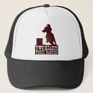 Casquette baril emballant le cheval de plouc de cow-girl