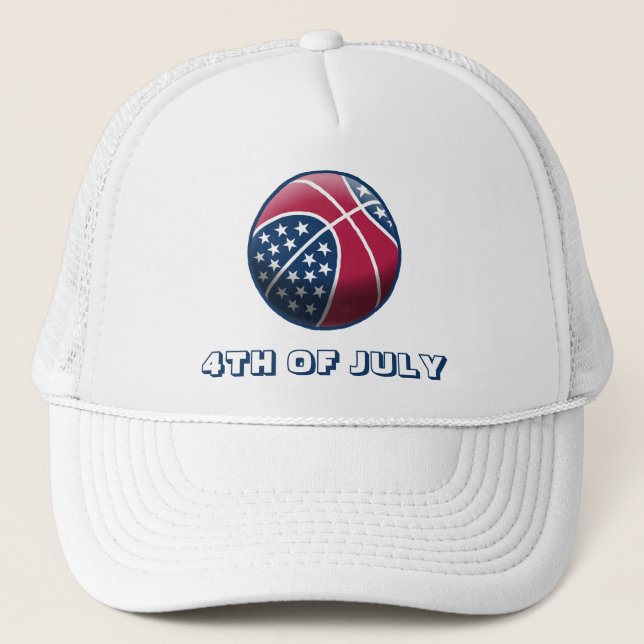 Casquette Basket-ball du Jour de l'Indépendance (Devant)