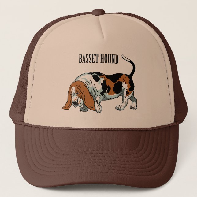 Casquette basset hound (Devant)