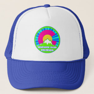 Casquette Bassin d'Arapahoe Colorado neon montagnes casquett