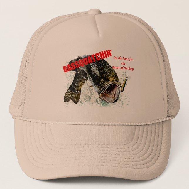 Casquette Bassquatchin sur la chasse (Devant)