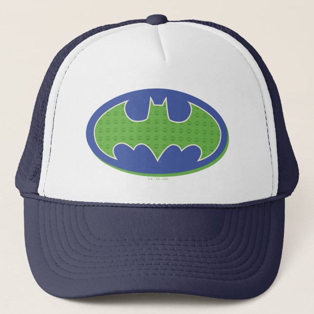 Casquette Batman | Symbole pourpre et vert (Devant)