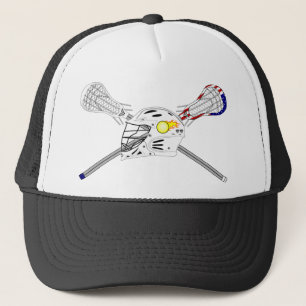 Casquette Bâtons de lacrosse avec le casque