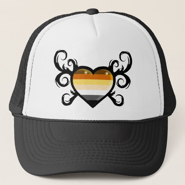 casquette bear flag heart (Devant)