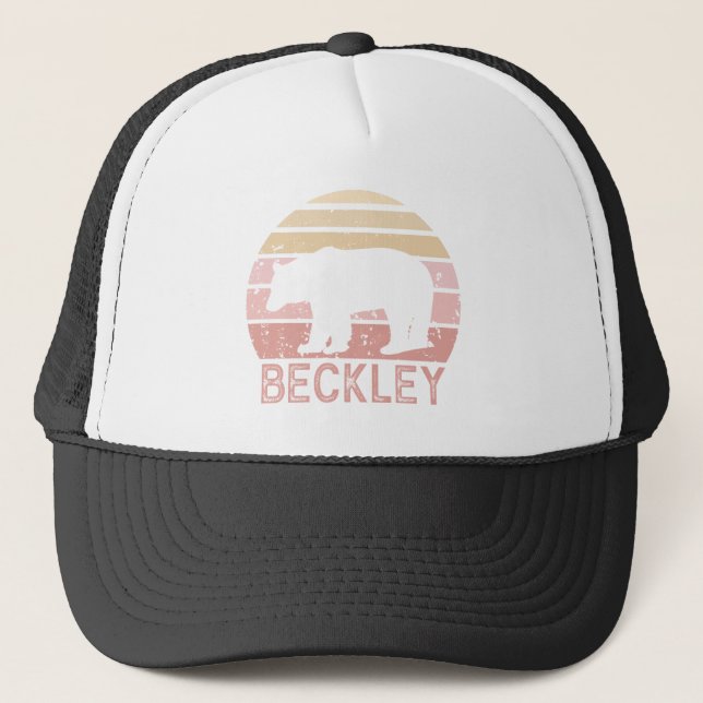 Casquette Bear rétro Beckley West Virginia (Devant)