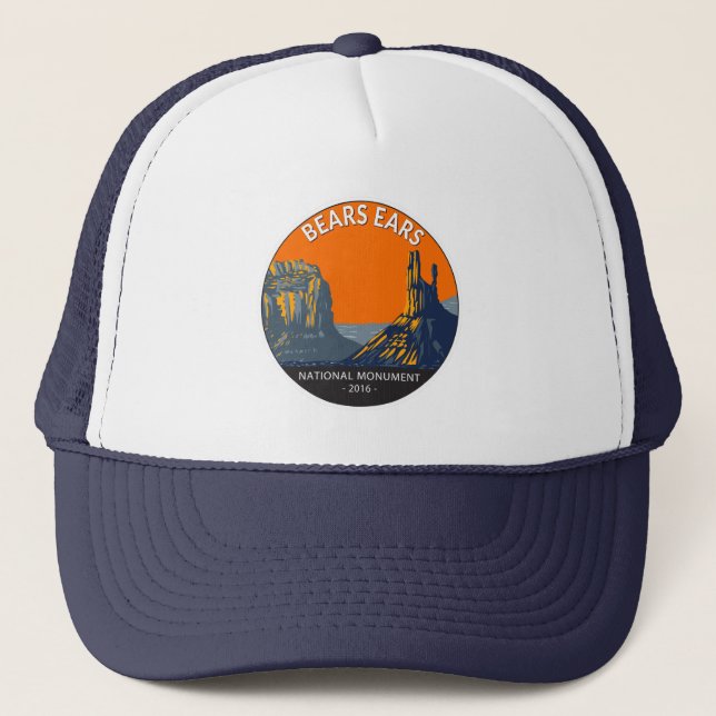 Casquette Bears Ears National Monument Utah Vintage (Devant)